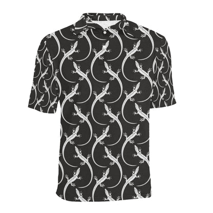 lizard Pattern Print Design 01 Men Polo Shirt