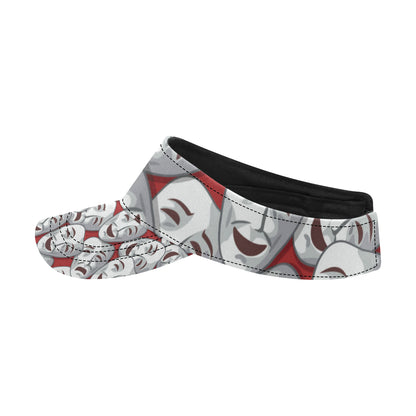 Acting Mask Pattern Print Design 01 Unisex Sun Visor