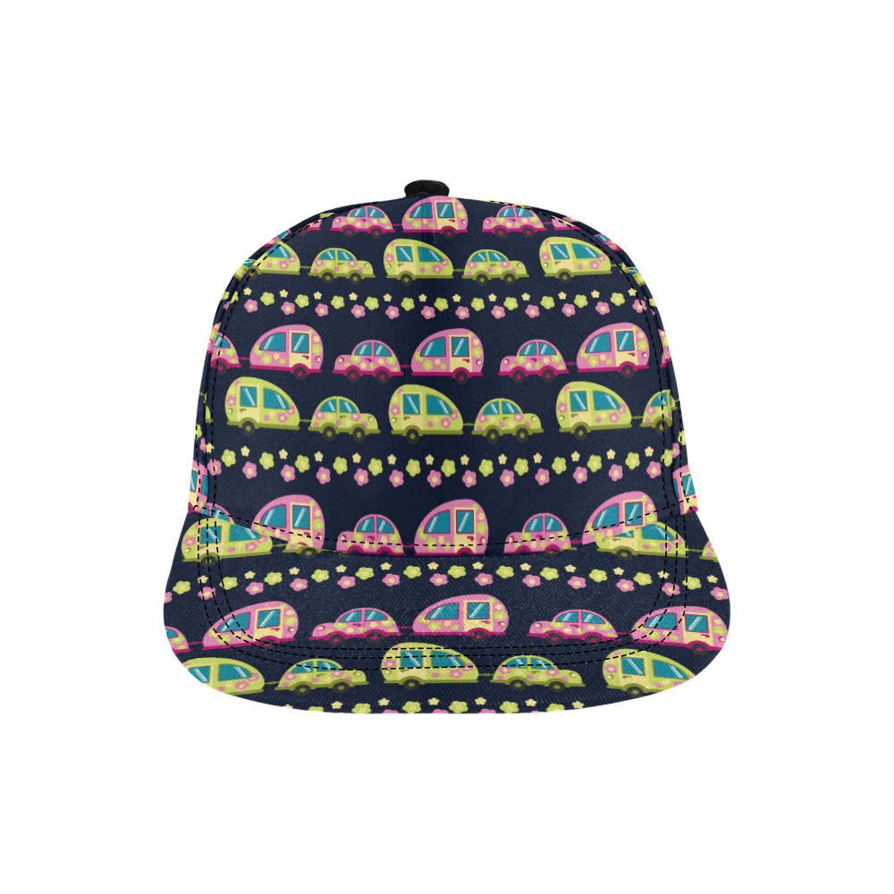 Camper Cute Camping Design No 3 Print Snapback Cap