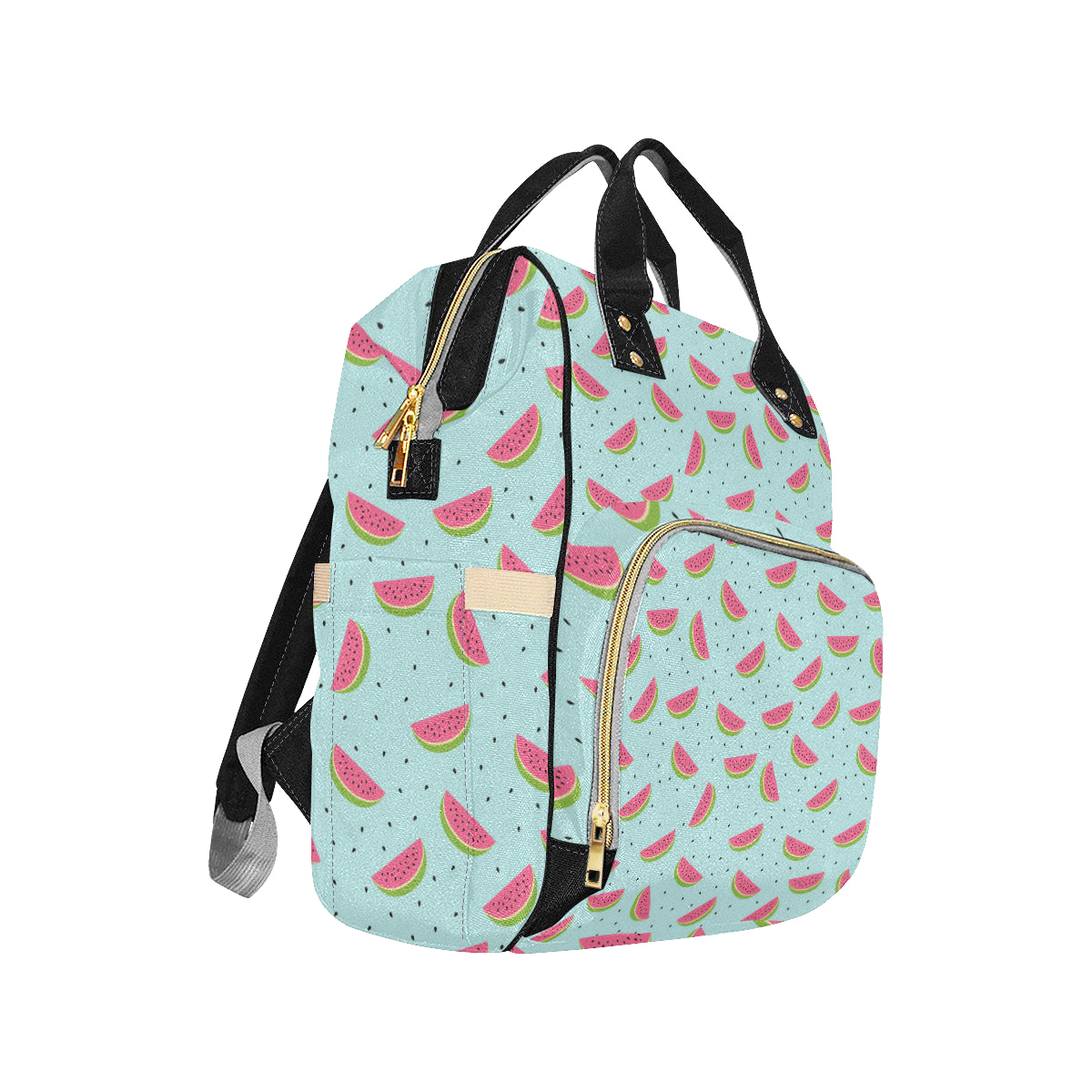 Watermelon Pattern Print Design WM06 Diaper Bag Backpack