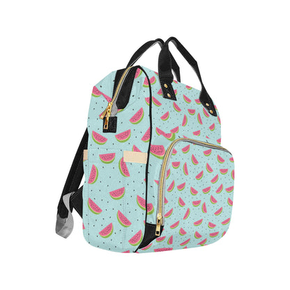 Watermelon Pattern Print Design WM06 Diaper Bag Backpack