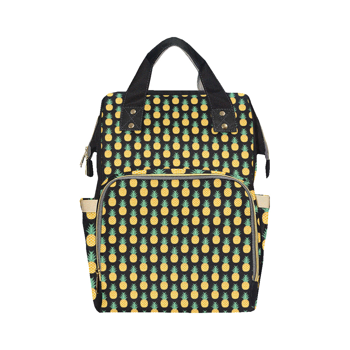 Pineapple Pattern Print Design A03 Diaper Bag Backpack