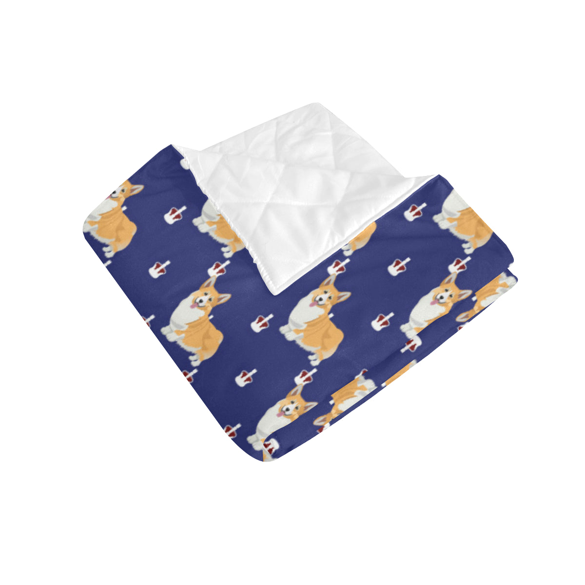 Pembroke Welsh Corgis Pattern Print Design A07 Premium Quilt
