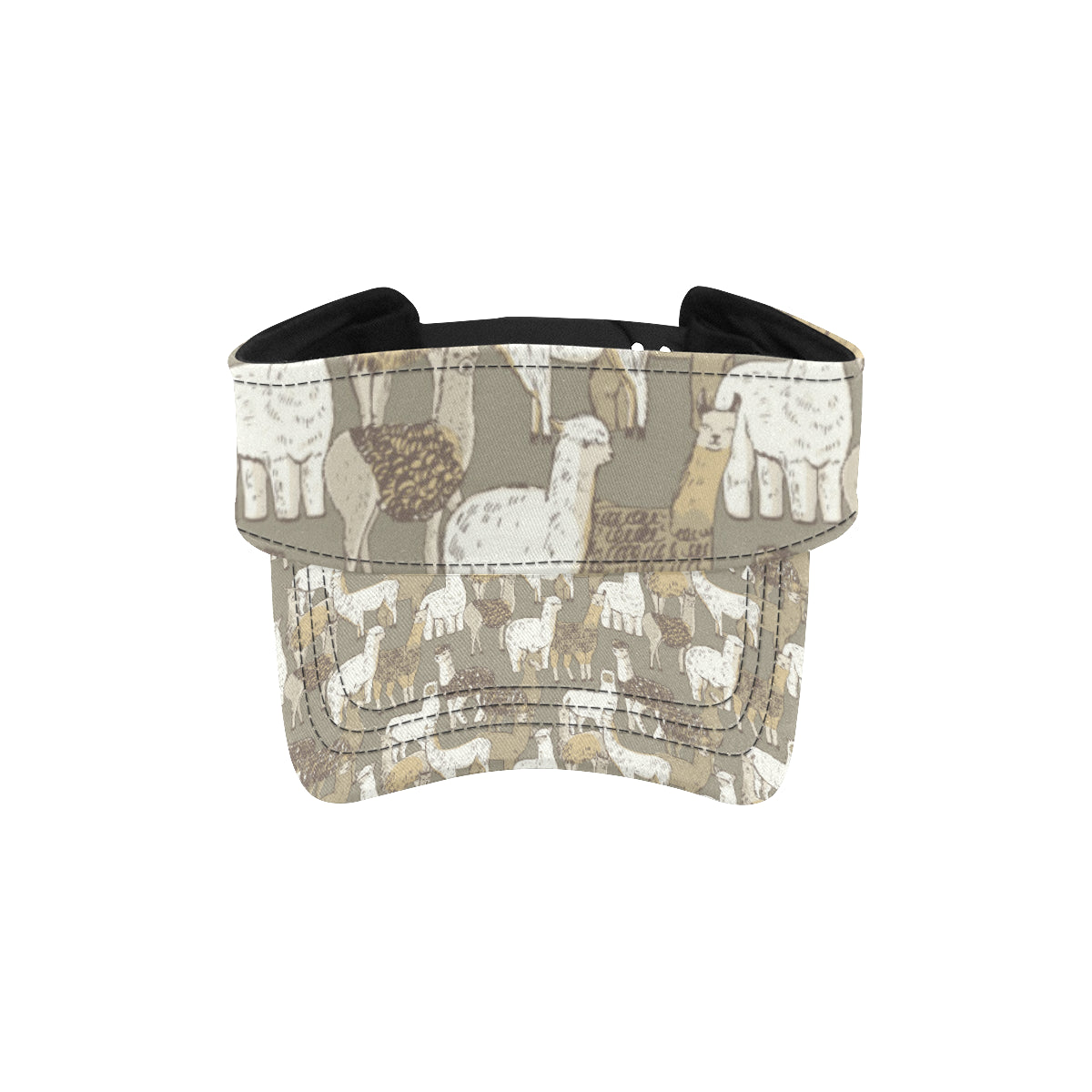 Alpaca Pattern Print Design 01 Unisex Sun Visor