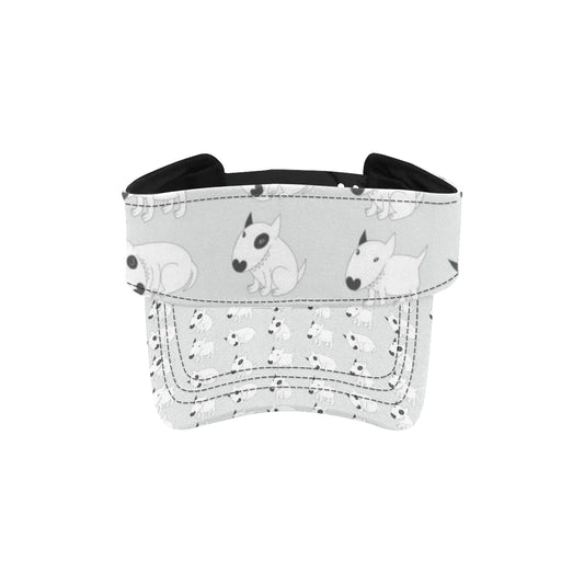 Bull Terrier hand draw Print Pattern Unisex Sun Visor