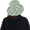 Strawberry Pattern Print Design SB06 Unisex Bucket Hat