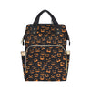 Halloween Pattern Print Design 02 Diaper Bag Backpack