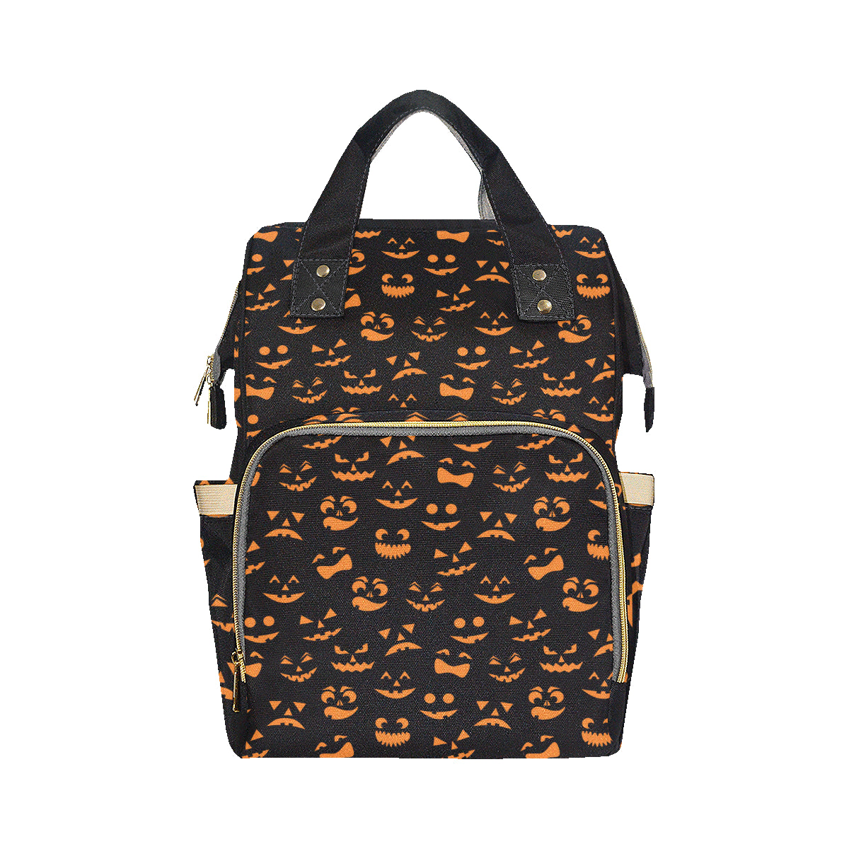 Halloween Pattern Print Design 02 Diaper Bag Backpack