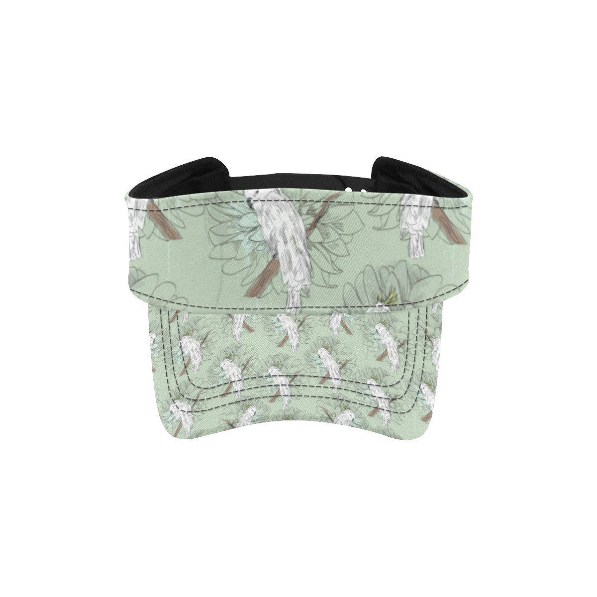 Cockatiel Pattern Print Design 01 Unisex Sun Visor