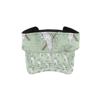 Cockatiel Pattern Print Design 01 Unisex Sun Visor
