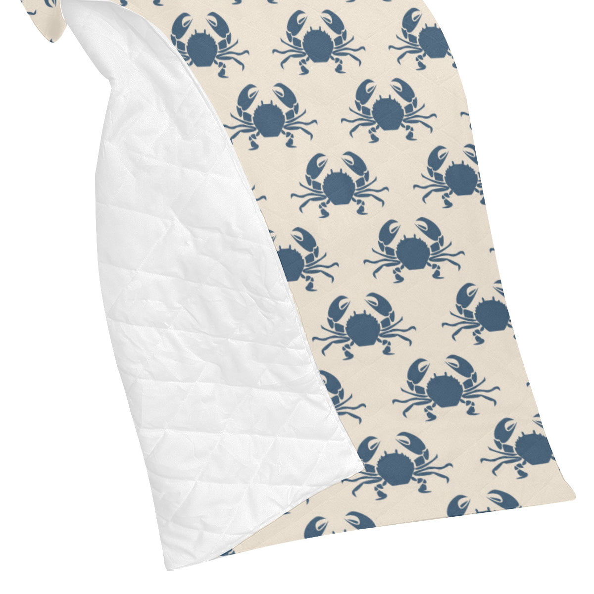 Crab Pattern Print Design 02 Premium Quilt