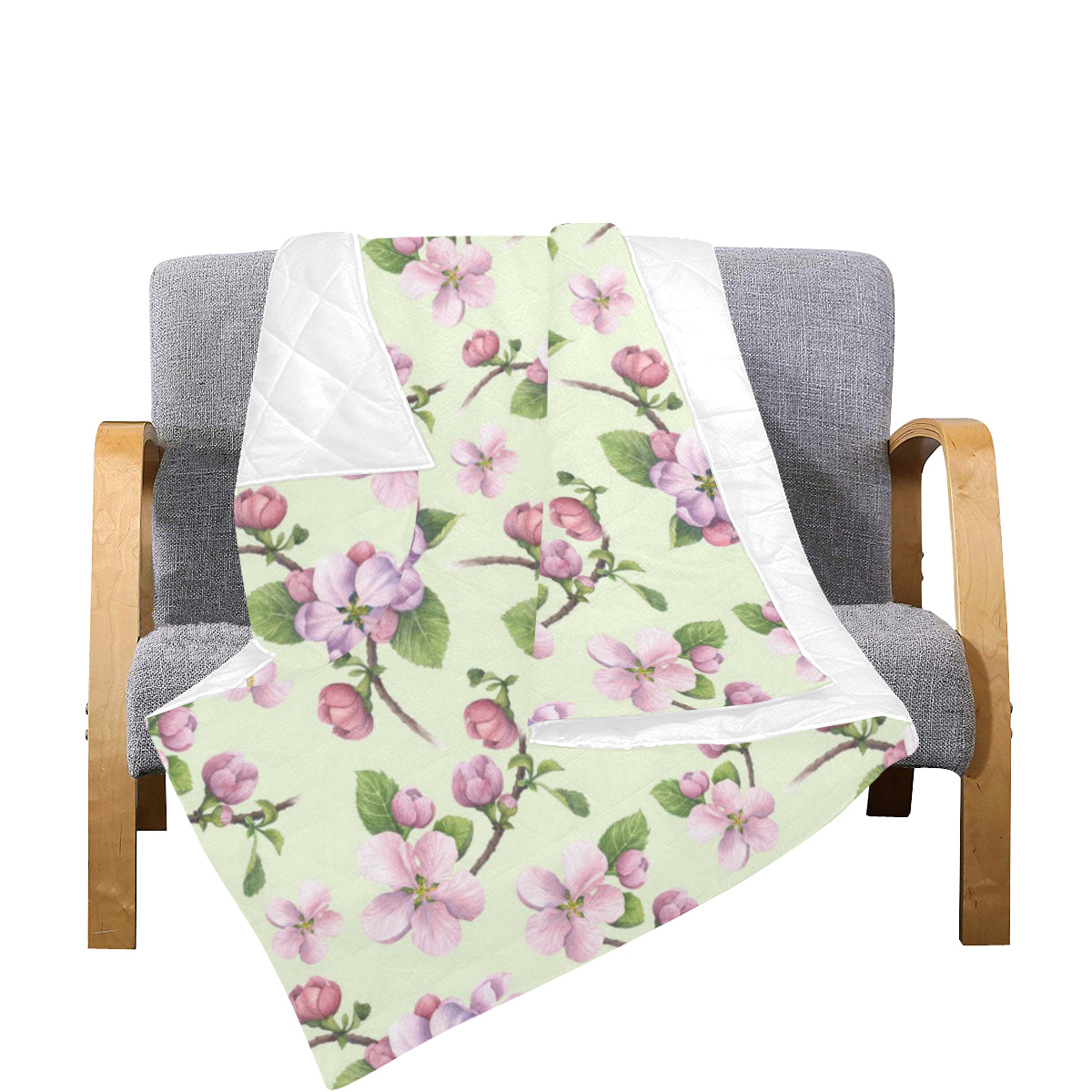 Apple blossom Pattern Print Design AB05 Premium Quilt