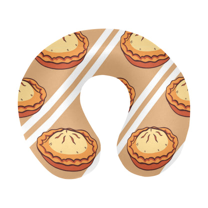 Pie Pattern Print Design A02 U-Shaped Travel Neck Pillow