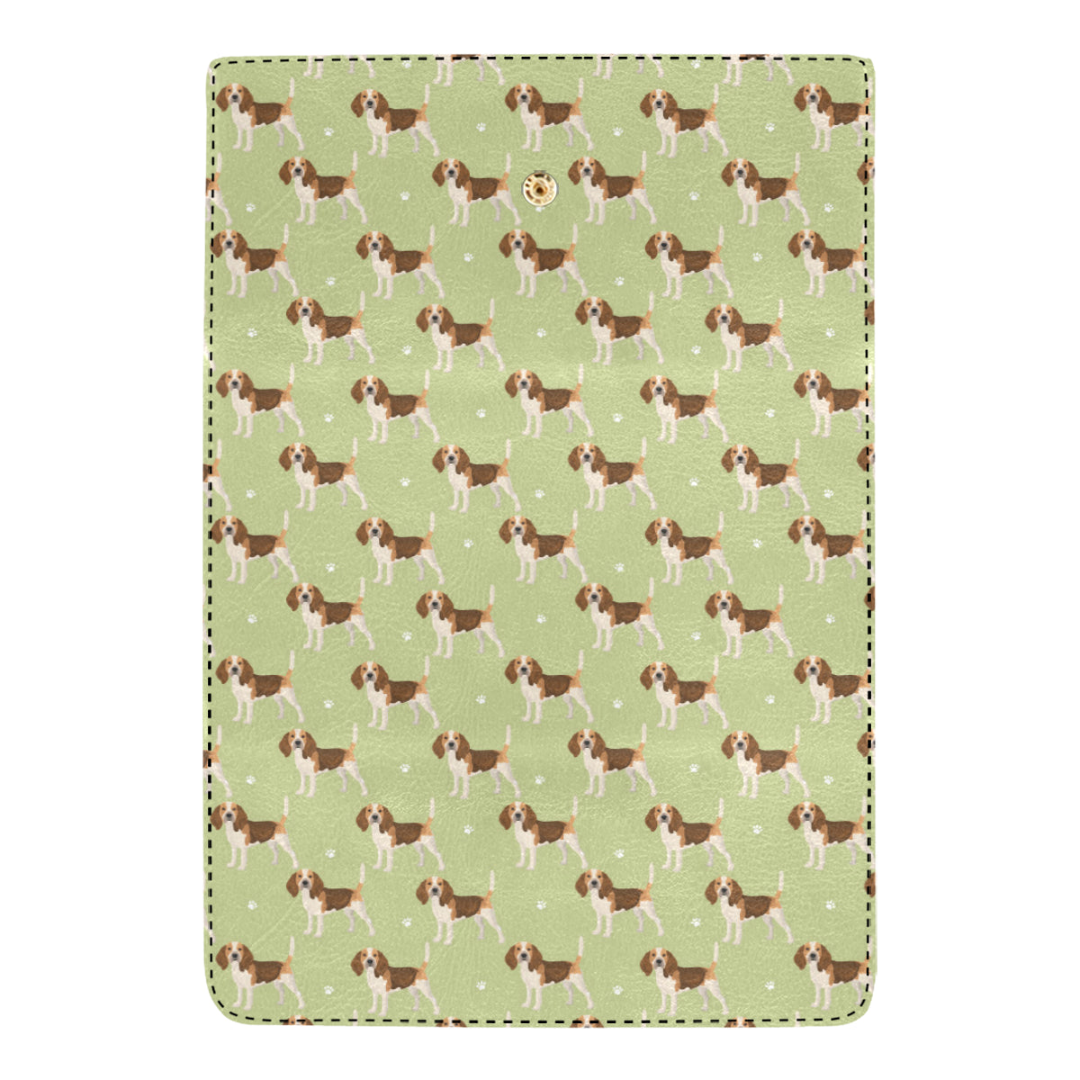 Beagle Pattern Print Design 07 Women's Trifold Wallet