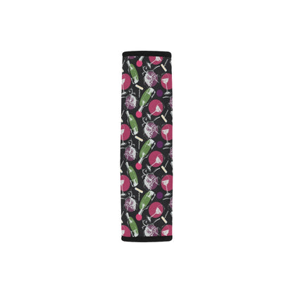 Wine Print Design LKS307 Car Seat Belt Cover