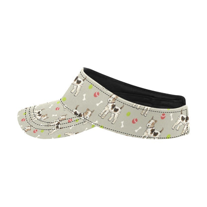Toy Fox Terriers Print Design LKS301 Unisex Sun Visor