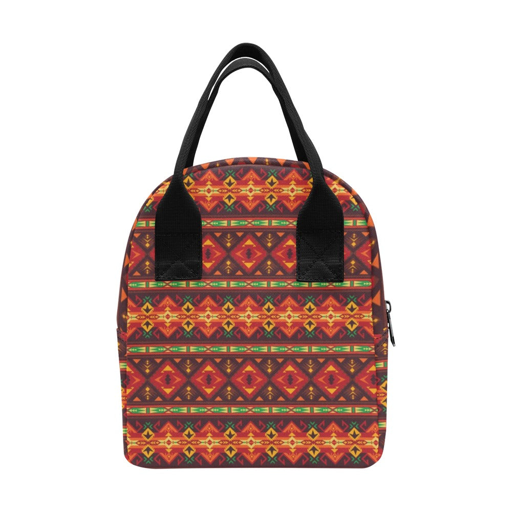 Southwest Pattern Print Design LKS309 Insulated Lunch Bag