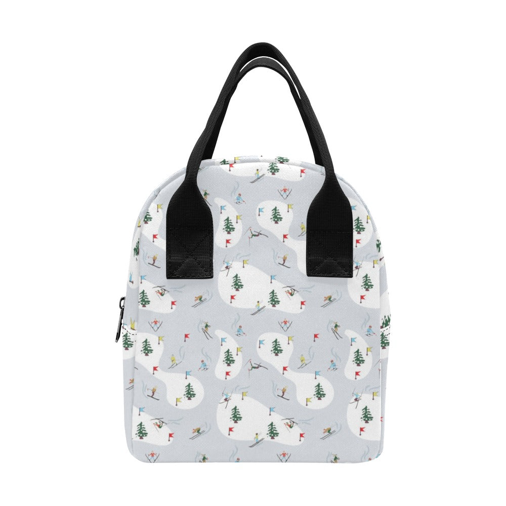 Ski Print Design LKS305 Insulated Lunch Bag