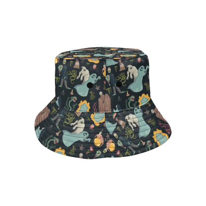 Creepy Print Design LKS303 Unisex Bucket Hat