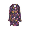 Firework Print Design LKS303 Women's Fleece Robe