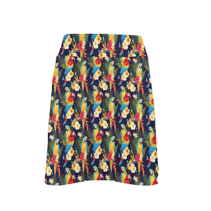 Parrot Themed Design 17" Golf & Pickleball Skort with Pockets