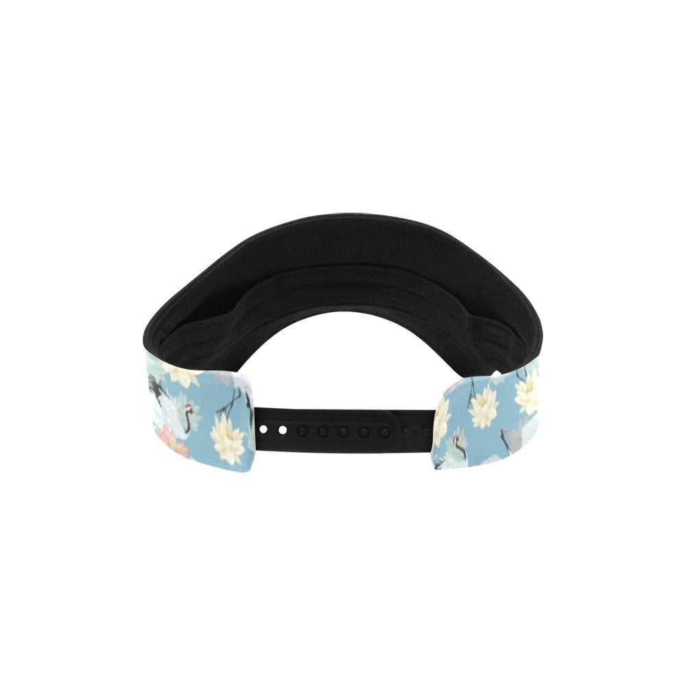 Water Lily Print Design LKS304 Unisex Sun Visor