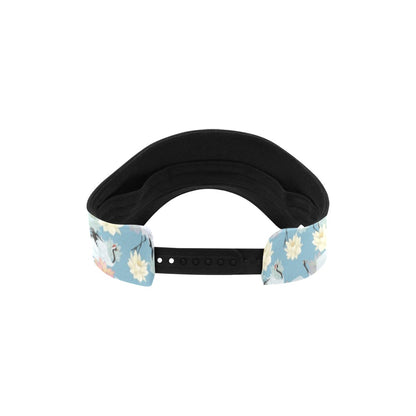 Water Lily Print Design LKS304 Unisex Sun Visor