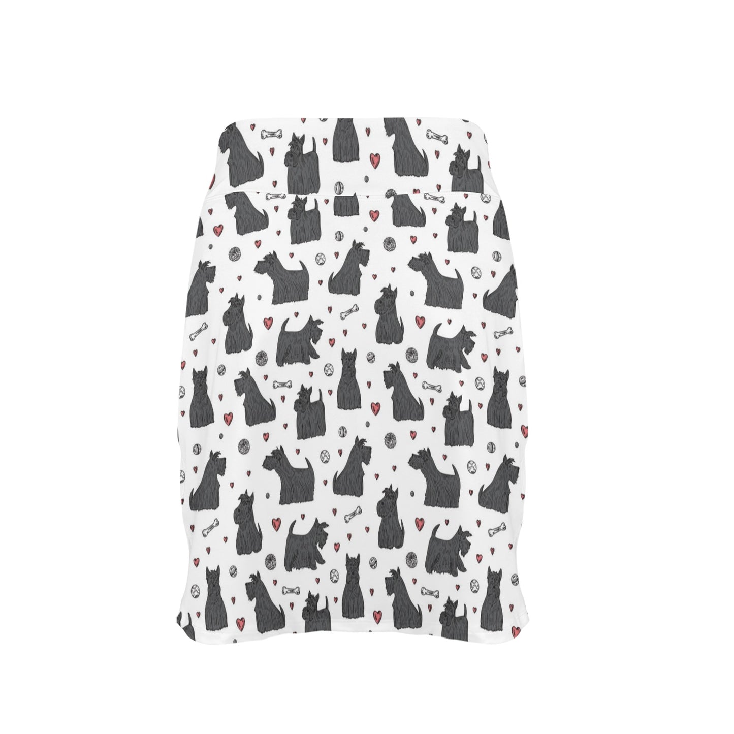 Scottish Terriers Print Design LKS3015 17" Golf & Pickleball Skort with Pockets