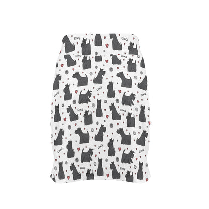 Scottish Terriers Print Design LKS3015 17" Golf & Pickleball Skort with Pockets