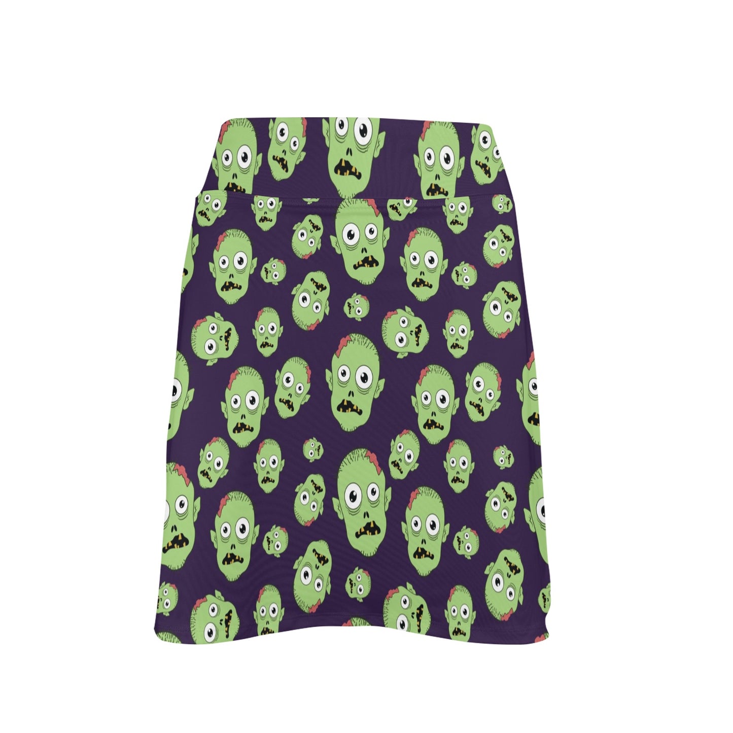 Zombie Print Design LKS303 17" Golf & Pickleball Skort with Pockets