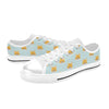 Shiba Inu Print Design LKS301 Women's White Low Top Shoes