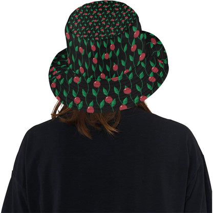 Cranberry Pattern Print Design CB01 Unisex Bucket Hat