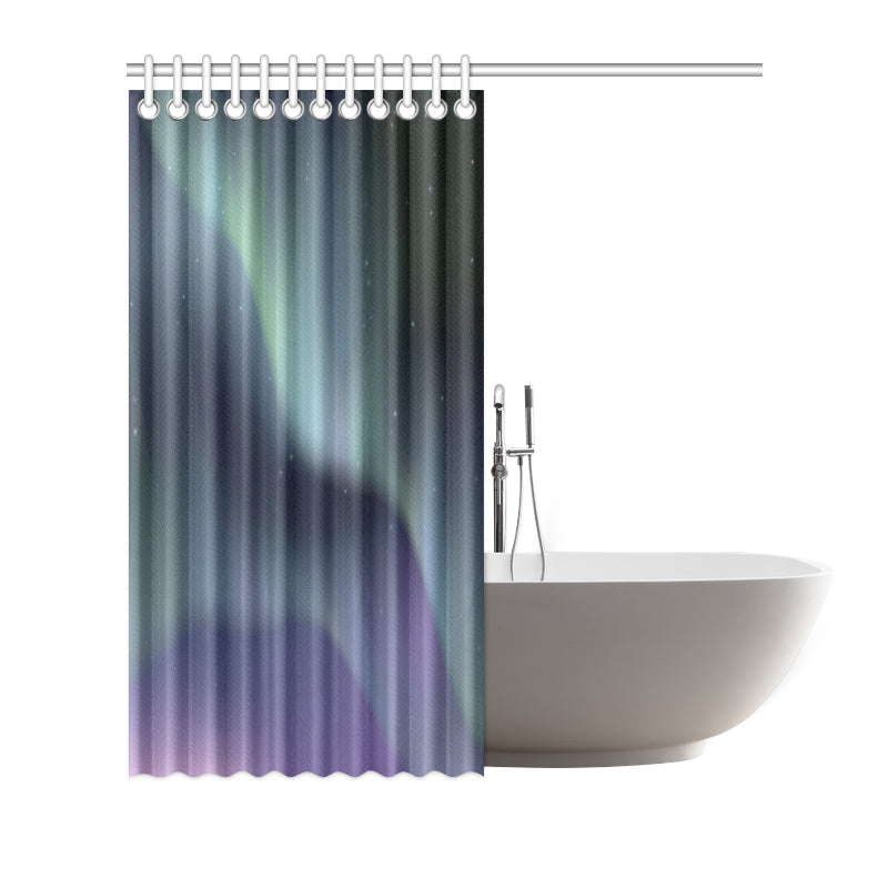 Aurora Borealis Pattern Print Design 01 Shower Curtain