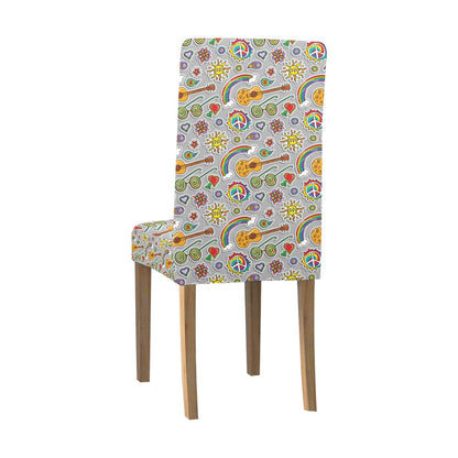 Hippie Print Design LKS306 Dining Chair Slipcover