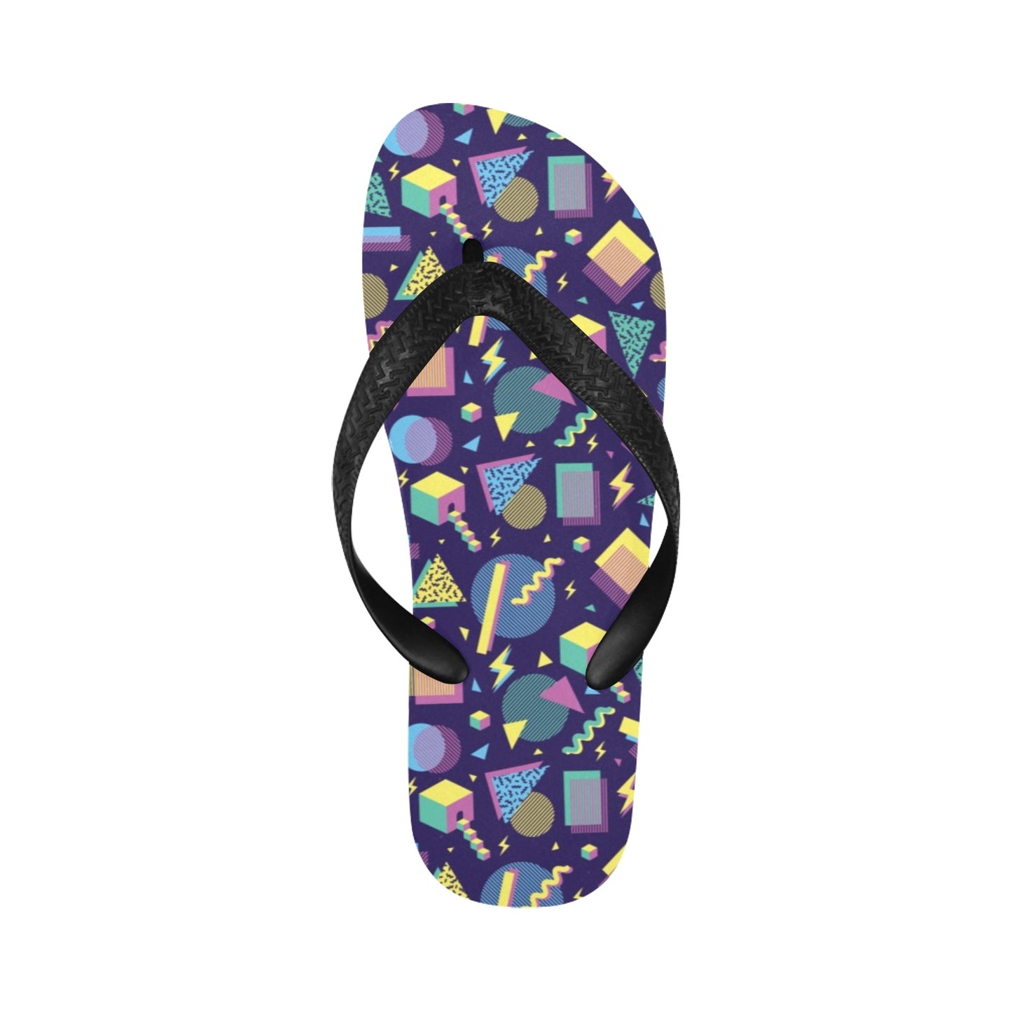 Geometric Print Design LKS401 Flip Flops
