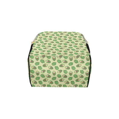 Artichoke Pattern Print Design 03 Diaper Bag Backpack