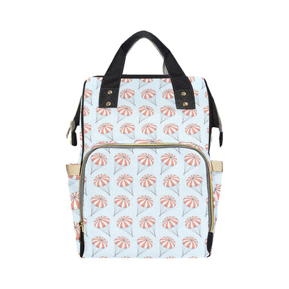 Skydiving Pattern Print Design 01 Diaper Bag Backpack