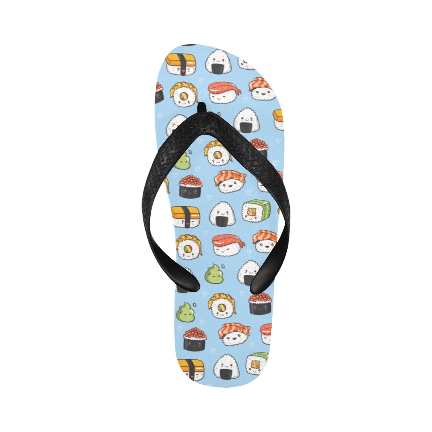 Sushi Print Design LKS303 Flip Flops