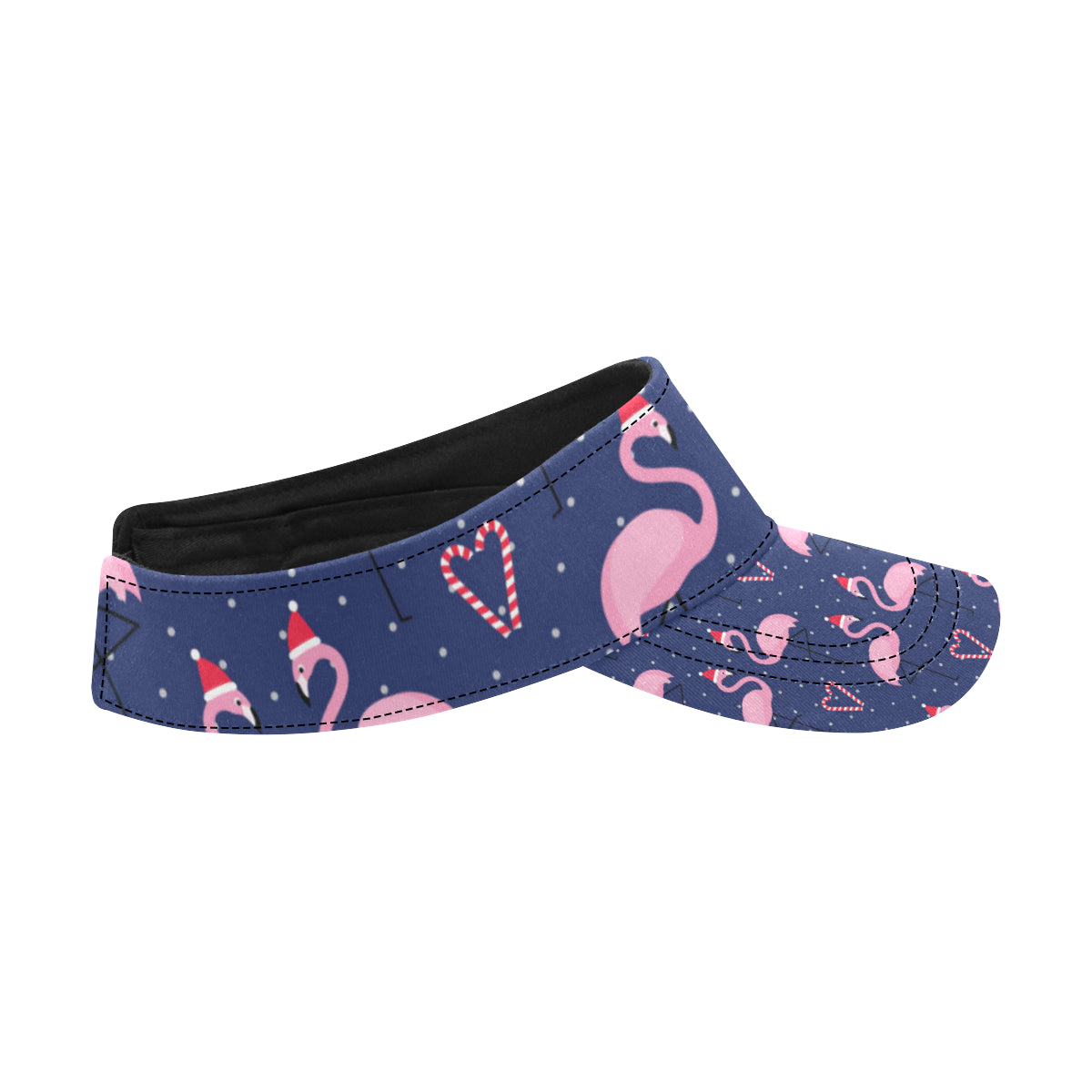 Flamingo Christmas Unisex Sun Visor