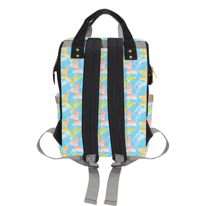 Butterfly Pattern Print Design 05 Diaper Bag Backpack