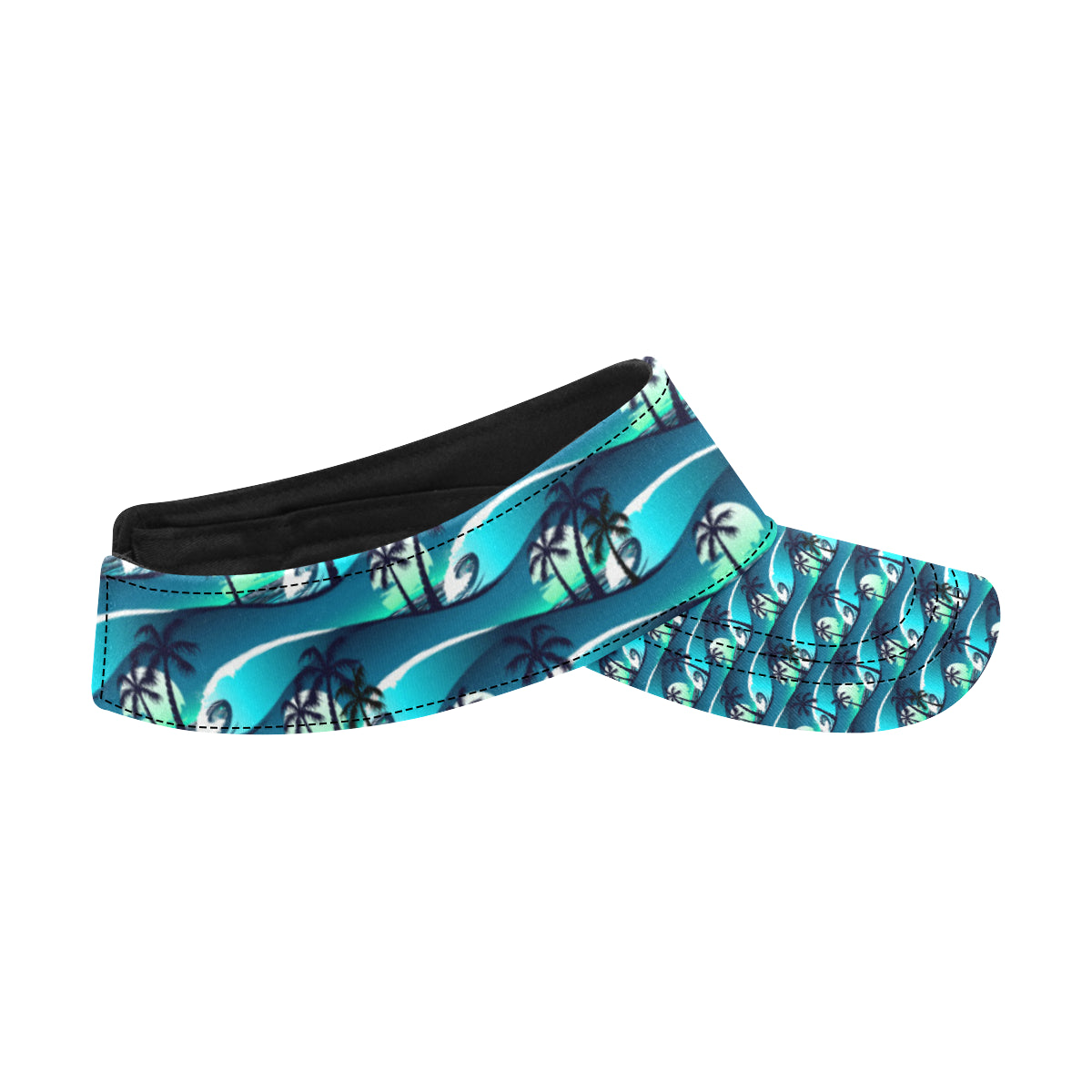 Beach Wave Design Print Unisex Sun Visor