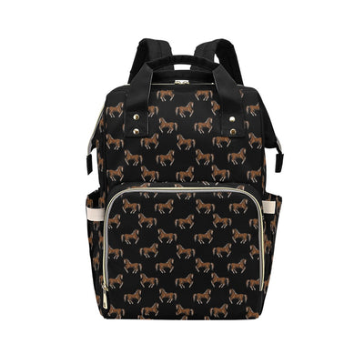 Horse Print Design LKS3010 Diaper Bag Backpack