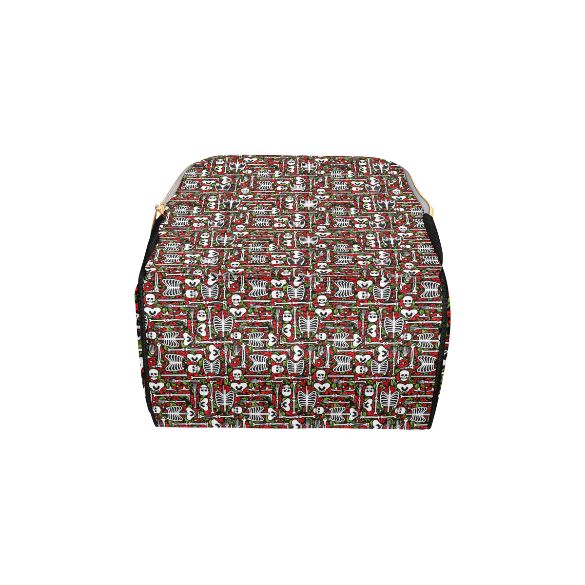 Skeleton Pattern Print Diaper Bag Backpack