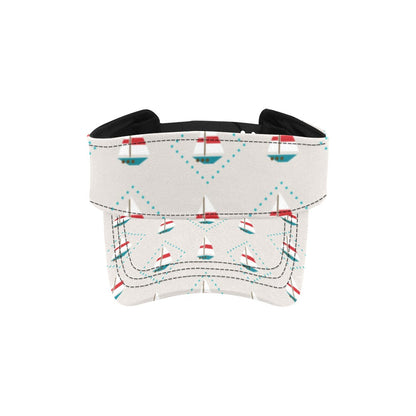 Sailboat Print Design LKS301 Unisex Sun Visor