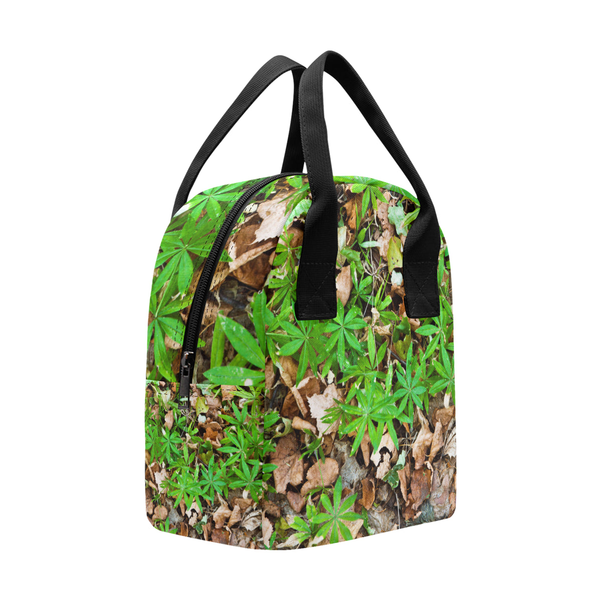 Camouflage Realistic Tree Fresh Print Insulated Lunch Bag