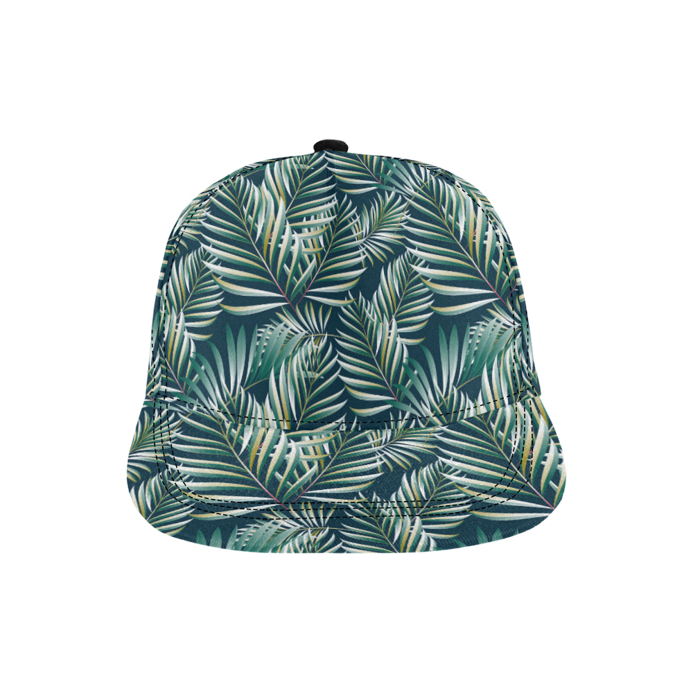 Sun Spot Tropical Palm Leaves hower Curtain Snapback Cap