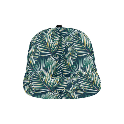 Sun Spot Tropical Palm Leaves hower Curtain Snapback Cap