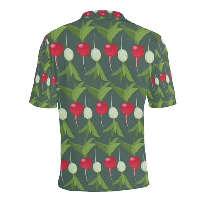 Radish Pattern Print Design A03 Men Polo Shirt