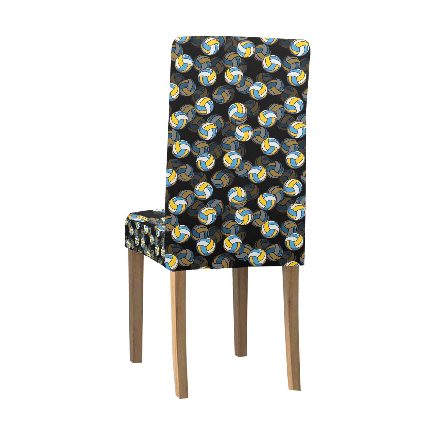 Volleyball Print Design LKS302 Dining Chair Slipcover
