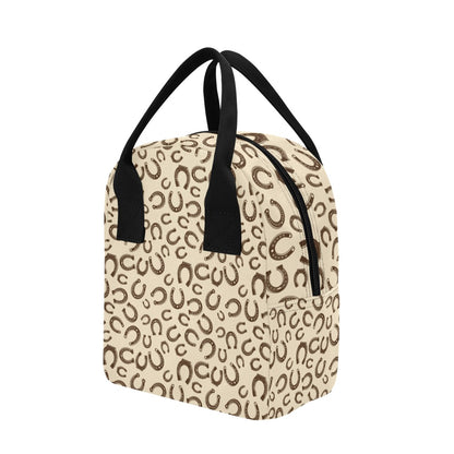 Horseshoe Print Design LKS302 Insulated Lunch Bag